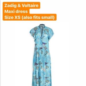 Zadig & Volatarie Maxi Dress 2021 Season (authentic)